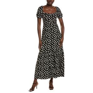 Emerson Fry Womens  Luie Linen-Blend Maxi Dress, White